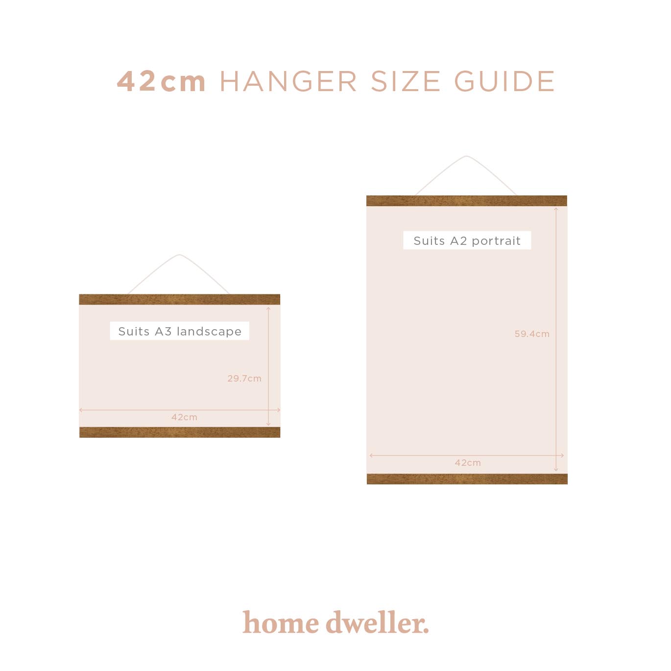 Magnetic Print Hanger 42cm
