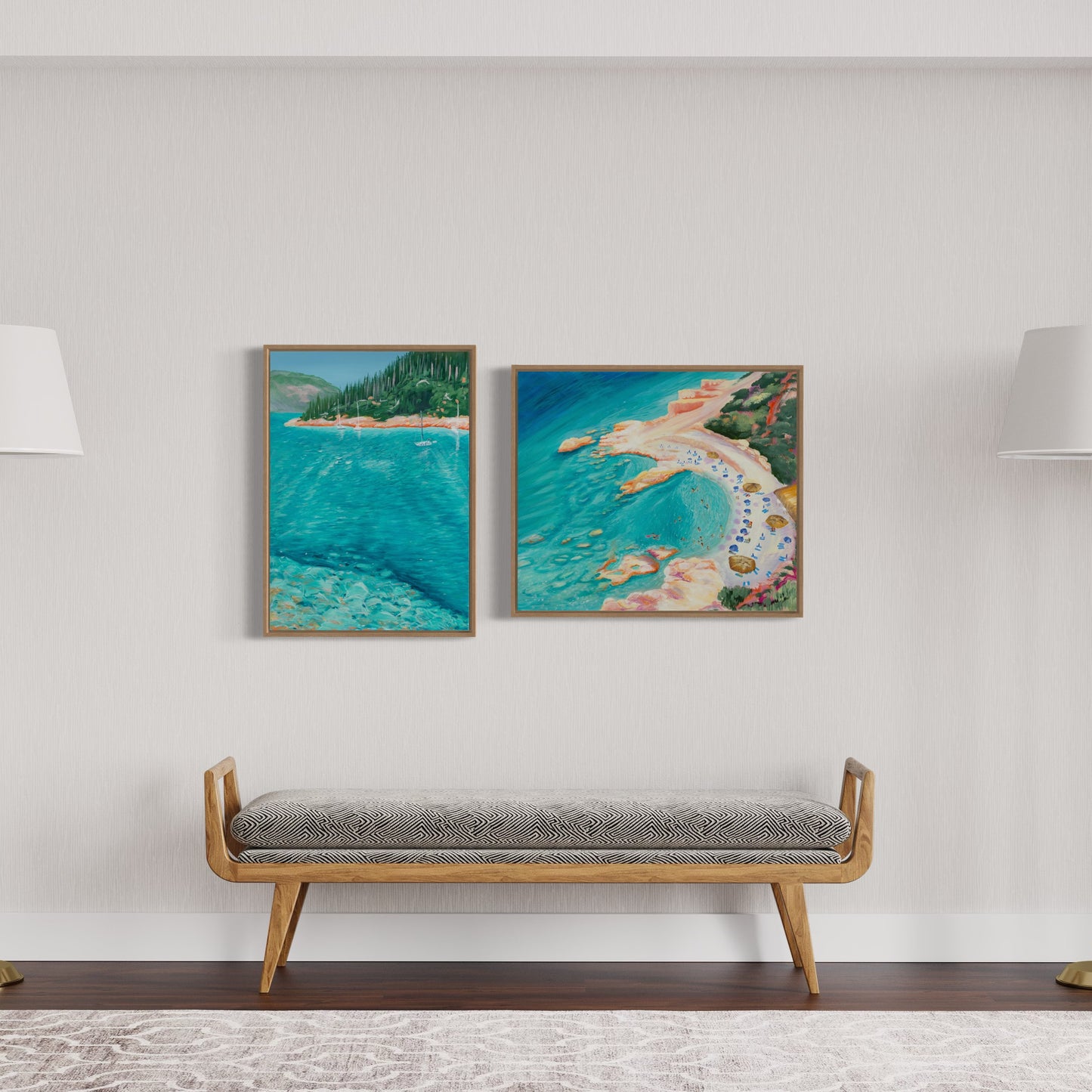 SOLD Greek Island Sailing (Original Art)