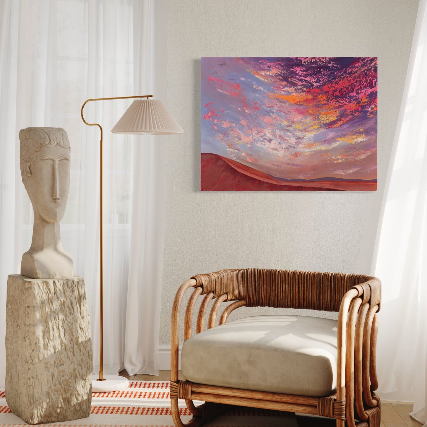 Pink Dune Sunset (Original)