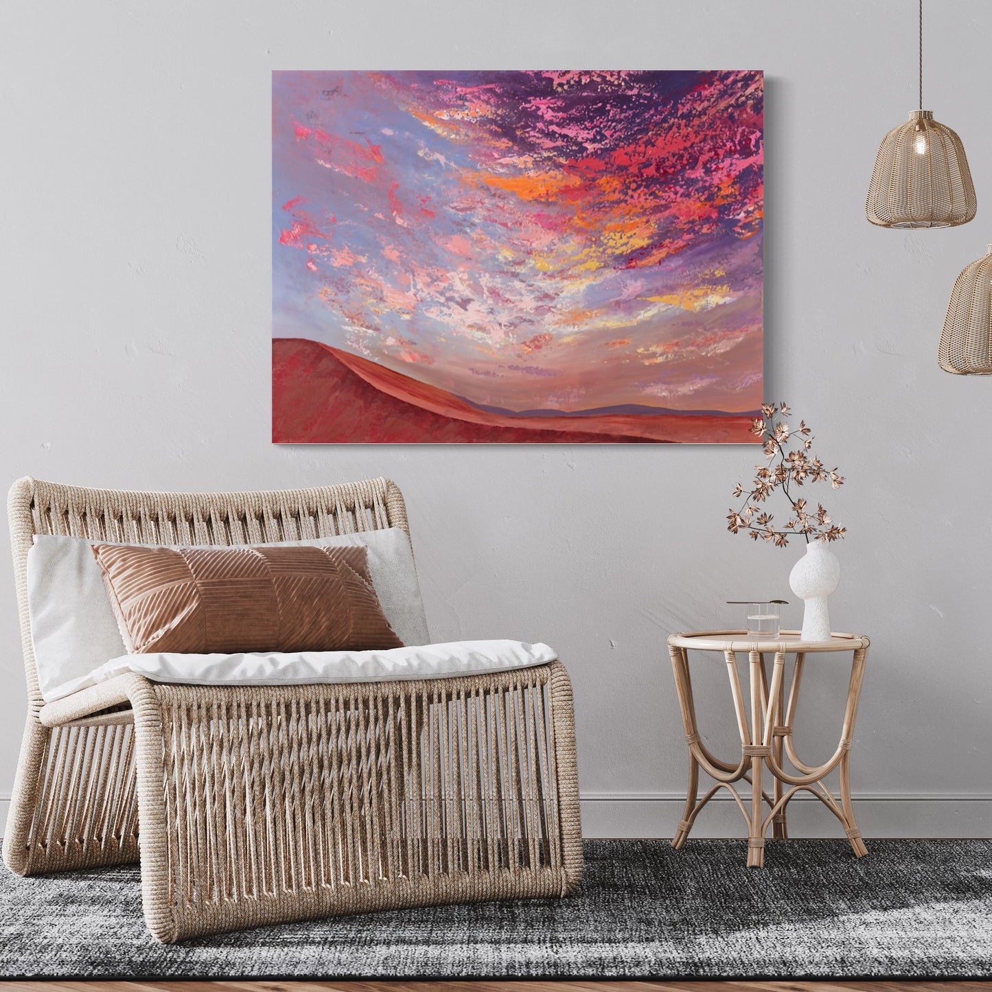 Pink Dune Sunset (Original)