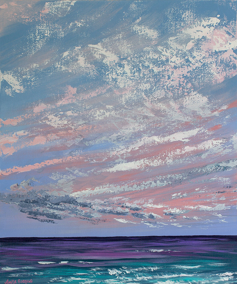 Main Beach Stormy Dusk (Original)
