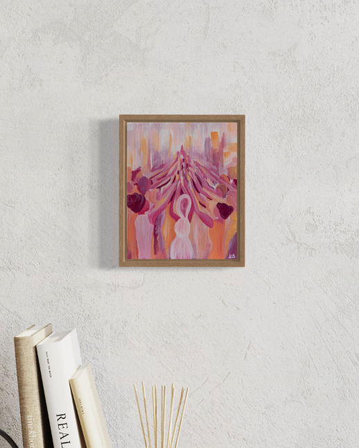 SOLD – Women Supporting Women – Huddle (Original Art)