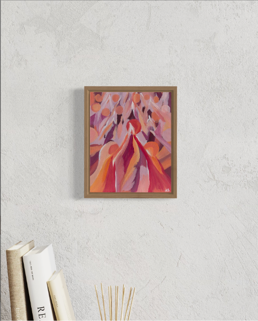 Women Supporting Women – High Five (Original Art)