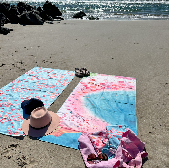 anitab art,travel towel, microfibre towel