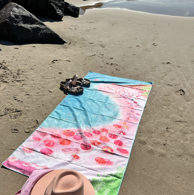anitab art,travel towel, microfibre towel
