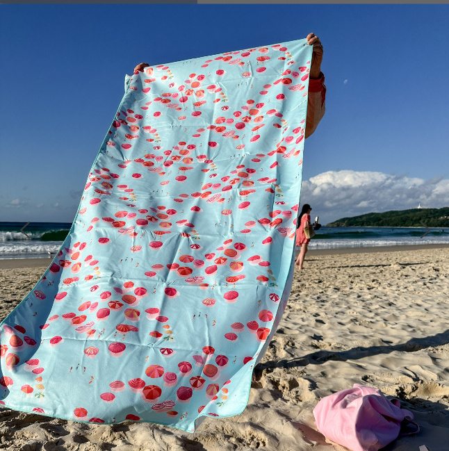anitab art,travel towel, microfibre towel