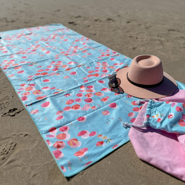 Summer Bliss Pattern Travel Towel (microfibre)