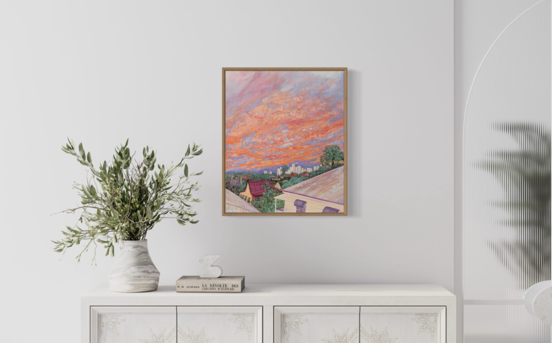 West End Rooftops I (Original Art)