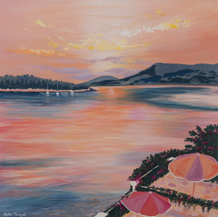 SOLD Fiscardo Sunrise (Original Art)