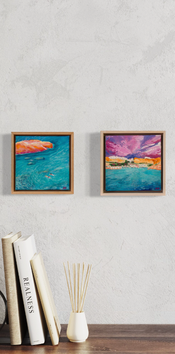 SOLD Grande Blue (Original Art)