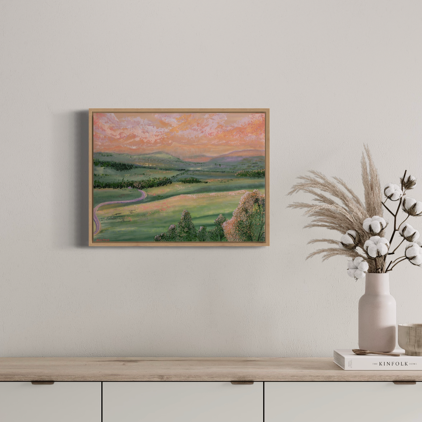 SOLD Peachy Sunrise HiddenVale (Original)