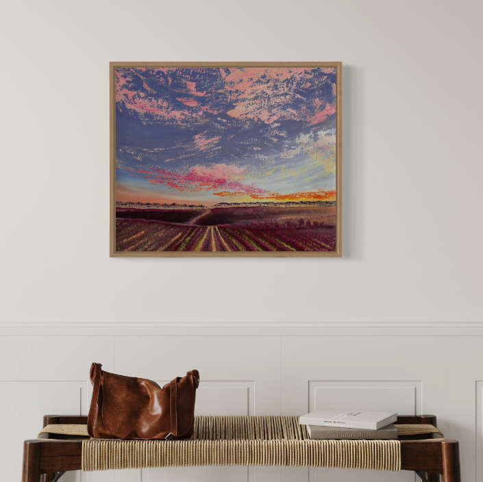 Vineyard Sunset McLaren Vale (Original)