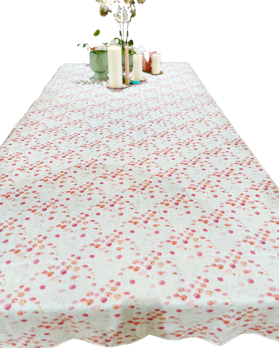 Summer Bliss Pattern Linen Table Cloth