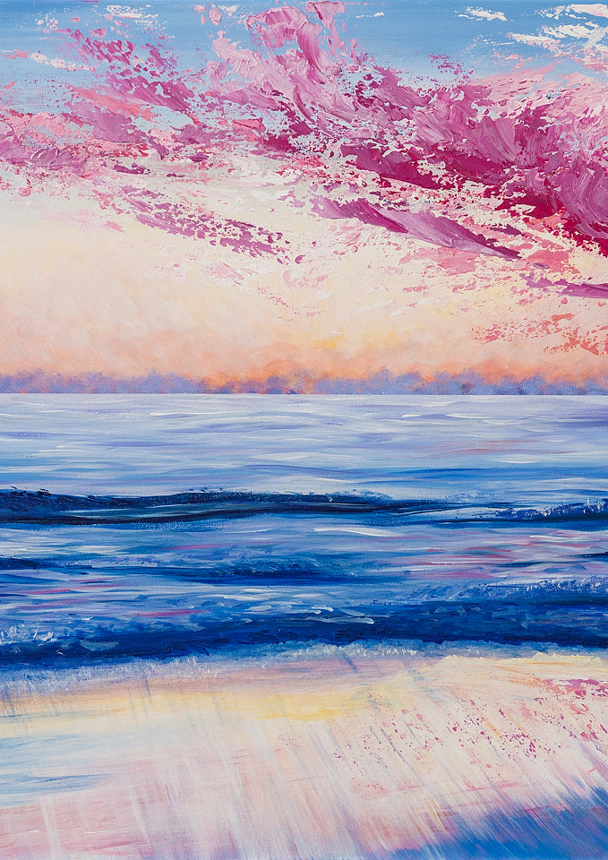 Gold Coast Pink Dawn Fine Art Print