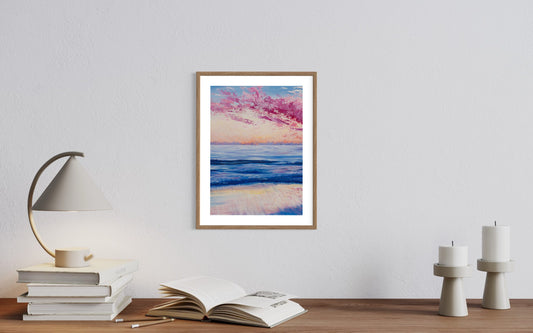 Gold Coast Pink Dawn Fine Art Print