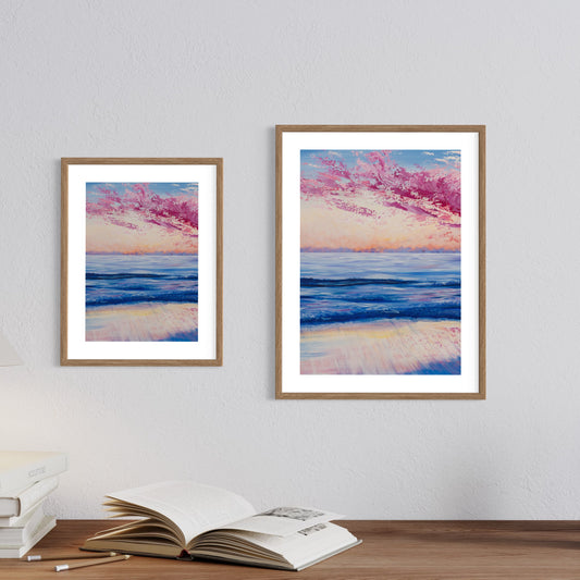 Gold Coast Pink Dawn Fine Art Print