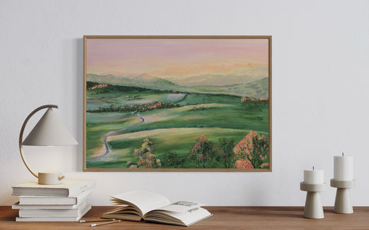 Pink Hiddenvale Sunrise (Fine Art Reproductions)