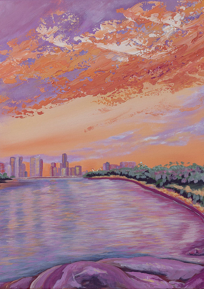 Kangaroo Point Sunset Fine Art Prints A3 / A4