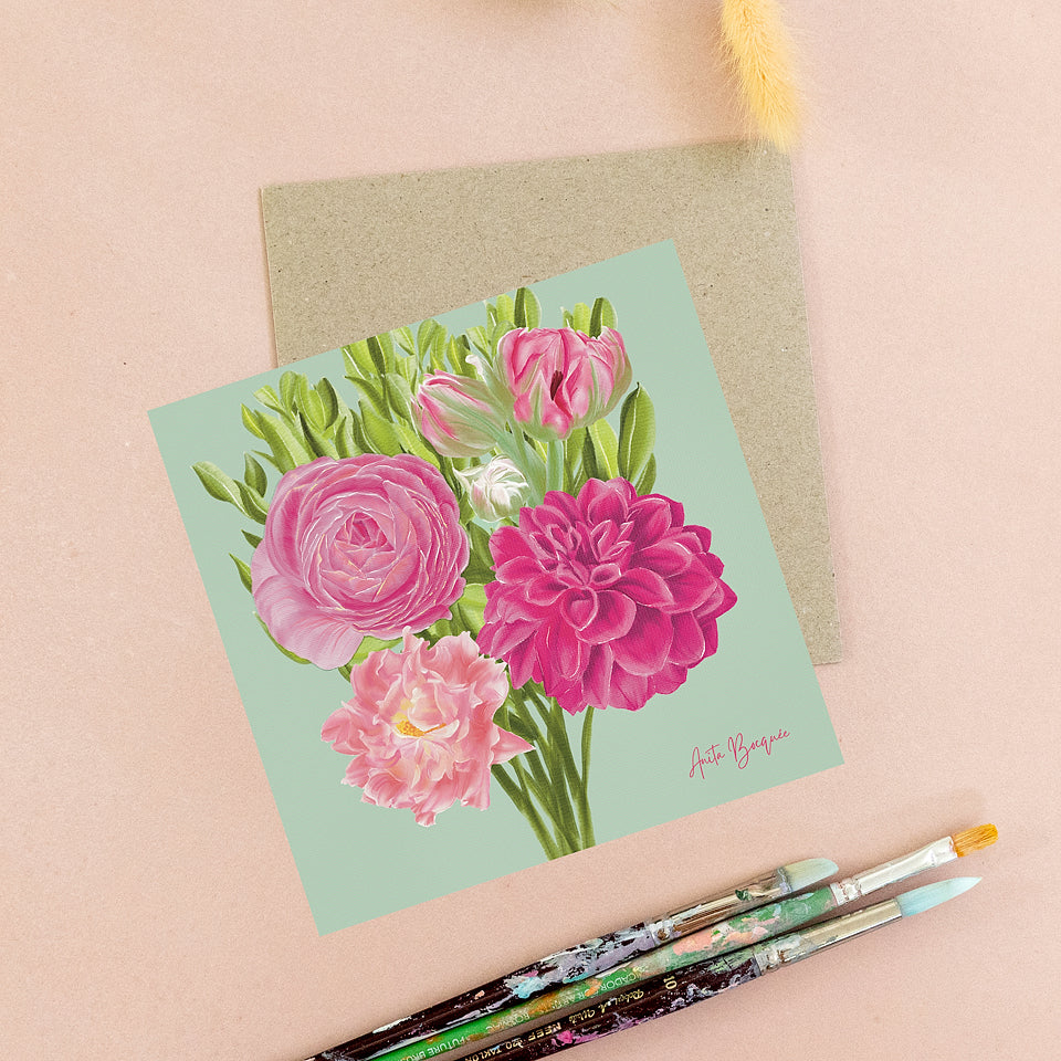 Sophie’s Bouquet Square Card